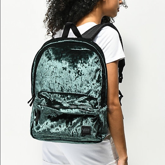 vans velvet backpack